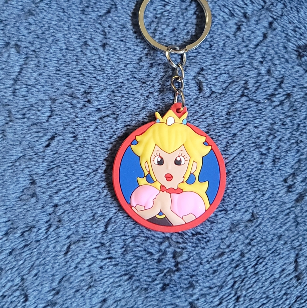Princess Peach keychain